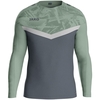 JAKO Sweat Iconic (anthra light/mintgrün/soft gre / Größe L / Unisex)