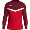 JAKO Sweat Iconic (rot/weinrot / Größe 128 / Kinder)
