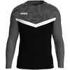 JAKO Sweat Iconic (schwarz/anthrazit / Größe L / Unisex)