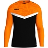 JAKO Sweat Iconic (schwarz/neonorange / Größe L / Unisex)