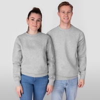 JAKO Sweat Organic (hellgrau meliert / Größe 3XL / Unisex)