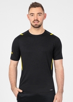 JAKO T-Shirt Challenge (schwarz meliert/citro / Größe XL / Unisex)