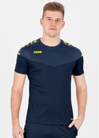 JAKO T-Shirt Champ 2.0 (marine/darkblue/neongelb / Größe 40 / Damen)
