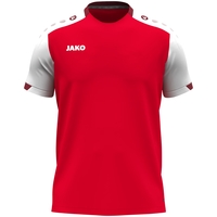 JAKO T-Shirt Dynamic (rot/weiß/dunkelrot / Größe 140 / Kinder)