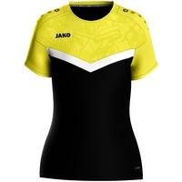 JAKO T-Shirt Iconic (schwarz/soft yellow / Größe M / Unisex)
