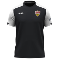 JAKO VfB Stuttgart T-Shirt Dynamic (schwarz/weiß/anthrazit / Größe M / Unisex)