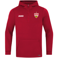 JAKO VfB Zip Hoodie Pro Casual (chili rot / Größe L / Unisex)