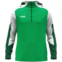 JAKO Zip Hoodie Dynamic (grün/weiß/dunkelgrün / Größe XXL / Unisex)