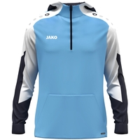 JAKO Zip Hoodie Dynamic (skyblue/weiß/marine / Größe 140 / Kinder)