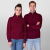 JAKO Ziptop Doubletex (maroon / Größe XL / Unisex)