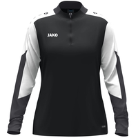 JAKO Ziptop Dynamic Damen (schwarz/weiß/anthrazit / Größe L (42/44) / Damen Sportgrößen)