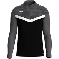 JAKO Ziptop Iconic (schwarz/anthrazit / Größe S / Unisex)