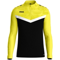 JAKO Ziptop Iconic (schwarz/soft yellow / Größe 128 / Kinder)