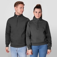 JAKO Ziptop Organic (anthrazit / Größe XL / Unisex)