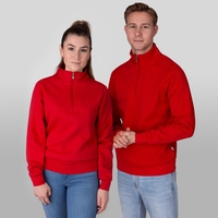 JAKO Ziptop Organic (rot / Größe 4XL / Unisex)