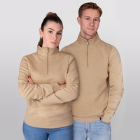 JAKO Ziptop Organic (sand / Größe L / Unisex)
