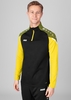 JAKO Ziptop Performance (schwarz/soft yellow / Größe 164 / Kinder)