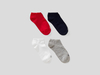 Benetton,  4er-pack Kurze Socken,  taglia 2,  Bunt,  Kinder