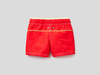 Benetton,  Badeshorts Mit Doppeltem Bund,  taglia XL,  Rot,  Kinder