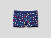 Benetton,  Badeshorts Mit Haimuster,  taglia 90,  Blau,  Kinder