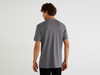 Benetton,  Basic-t-shirt Mit Kurzen Ärmeln,  taglia S,  Dunkelgrau,  Herren