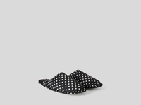 Benetton,  Bedruckte Pantoffeln,  taglia 40,  Schwarz,  Damen