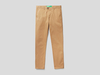 Benetton,  Beige,  Stretchige Chinos Im Slim Fit,  taglia 46,  Beige,  Herren