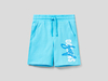 Benetton,  Bermuda Aus 100% Baumwolle,  taglia S,  Hellblau,  Kinder