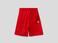 Benetton,  Bermuda Mit Tunnelzug,  taglia S,  Rot,  Kinder