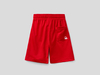 Benetton,  Bermuda Mit Tunnelzug,  taglia XS,  Rot,  Kinder