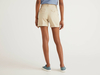 Benetton,  Bermudas Aus Stretchiger Baumwolle,  taglia 42,  Beige,  Damen