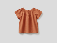 Benetton,  Bestickte Bluse Aus 100% Baumwolle,  taglia EL, ,  Kinder