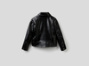 Benetton,  Bikerjacke,  taglia EL,  Schwarz,  Kinder