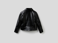Benetton,  Bikerjacke,  taglia EL,  Schwarz,  Kinder