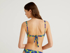 Benetton,  Bikini-bh Mit Floralem Print,  taglia S,  Bunt,  Damen