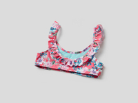Benetton,  Bikini Mit Blumenmuster,  taglia EL,  Pink,  Kinder