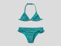 Benetton,  Bikini Mit Lurex,  taglia L,  Türkis,  Kinder
