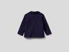 Benetton,  Blazer Aus Sweatstoff In 100% Baumwolle,  taglia 82,  Dunkelblau,  Kinder