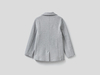 Benetton,  Blazer Aus Sweatstoff In 100% Baumwolle,  taglia L,  Grau,  Kinder