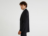 Benetton,  Blazer Slim Fit,  taglia 46,  Schwarz,  Herren
