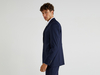 Benetton,  Blazer Slim Fit,  taglia 56,  Dunkelblau,  Herren