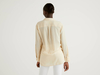 Benetton,  Bluse Aus Fließender Viskose,  taglia XL,  Beige,  Damen