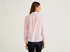 Benetton,  Bluse Aus Leichter Baumwolle,  taglia L,  Pink,  Damen