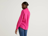 Benetton,  Bluse Aus Leichter Baumwolle,  taglia M,  Fuchsia,  Damen