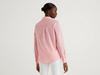 Benetton,  Bluse Aus Leichter Baumwolle,  taglia M,  Pink,  Damen