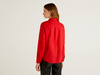 Benetton,  Bluse Aus Leichter Baumwolle,  taglia XS,  Rot,  Damen