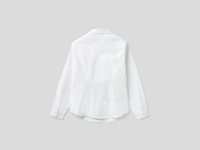 Benetton,  Bluse Mit Details In Spitze,  taglia XL,  Weiss,  Kinder