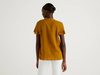Benetton,  Bluse Mit Kurzen Ärmeln Und Rüsche,  taglia S, ,  Damen