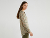 Benetton,  Bluse Mit Muster,  taglia L,  Bunt,  Damen