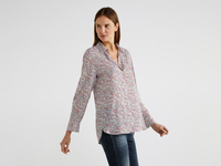 Benetton,  Bluse Mit Muster,  taglia M,  Bunt,  Damen